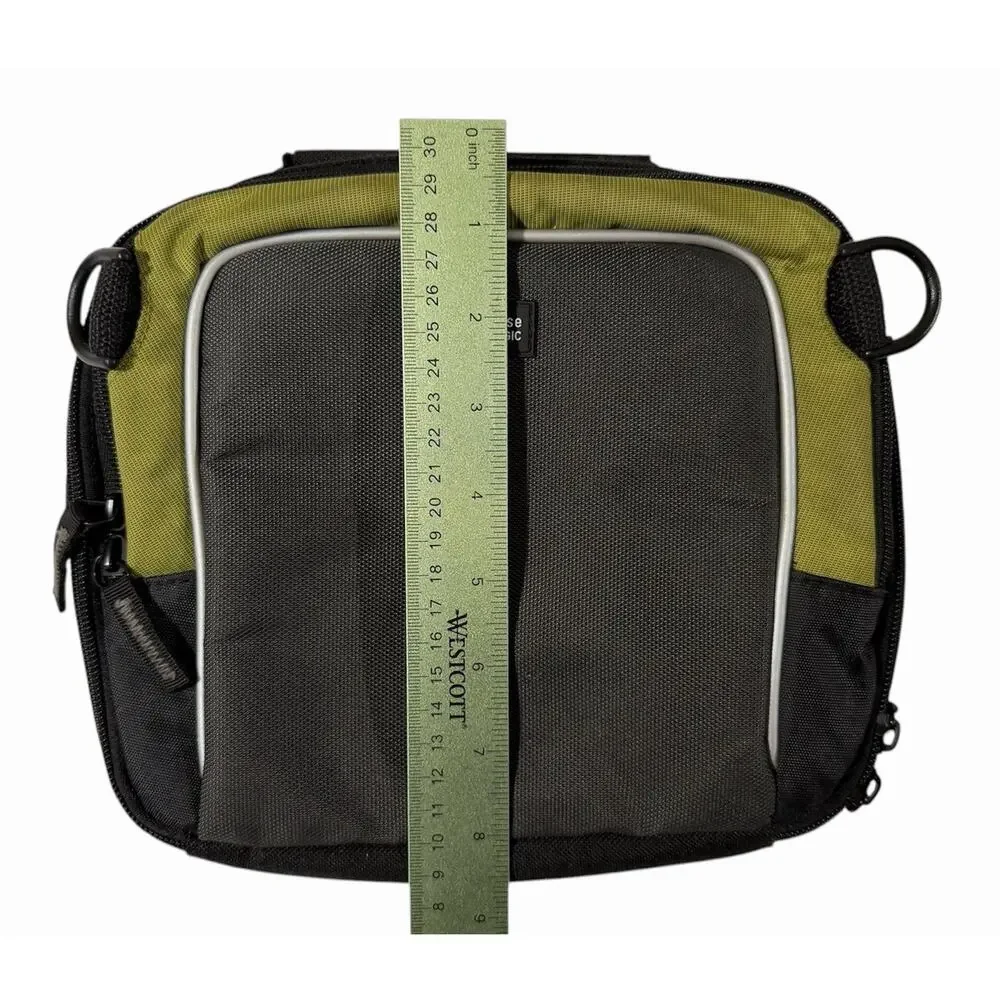 Case Logic Camera Camcorder Shoulder Bag Black Olive Green Padded Storage VNC-2